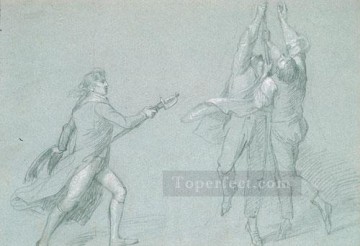  Ola Pintura al %C3%B3leo - Estudio para la rendición del almirante holandés 1798 retrato colonial de Nueva Inglaterra John Singleton Copley